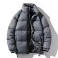 Wholesale Custom Logo Silk Screen Printing Winter Cotton Padded Mens Bomber Jacket Workwear Puffer Jacket Quilted Jacket for Men