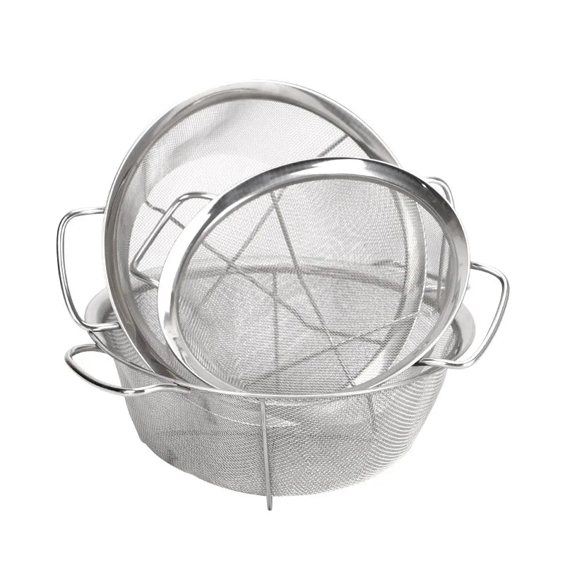 Strainer Basket Kitchen Colander for Strain Drain Rinse Vegetables Fruits