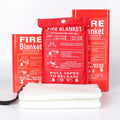 Custom Emergency Survival Safe Extinguishing 1.5 M*1.5 m Fireproof Insulation Fiberglass Fire Blankets for Shopping Malls