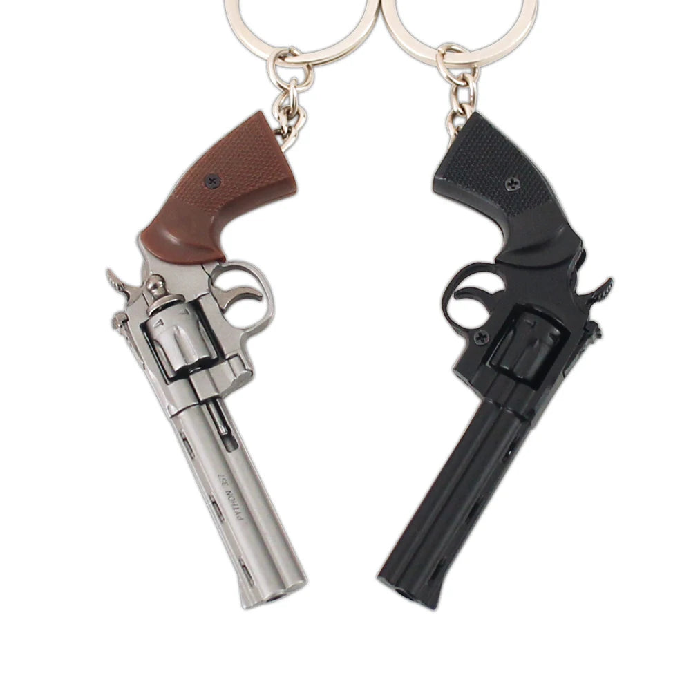 OEM ODM Metal Keychain 7cm Toy Guns Revolver Key Chain Party Gifts Other Promotional & Business Other Gifts