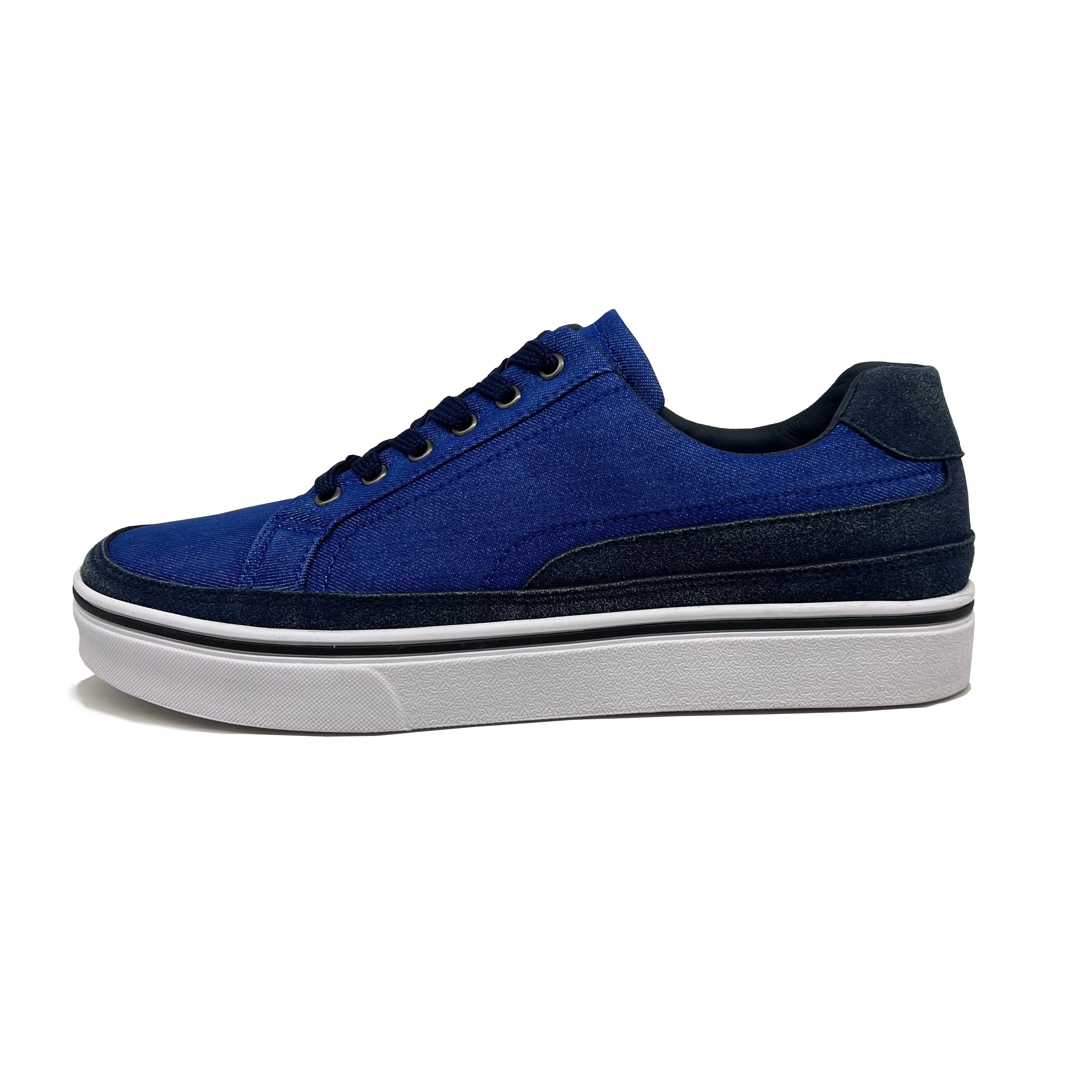 Fashion Lace-up Washed Denim  Running Casual Shoes Nostalgic Style Sneakers for Men 2022 Spring Summer New Autumn Jeans Shoes