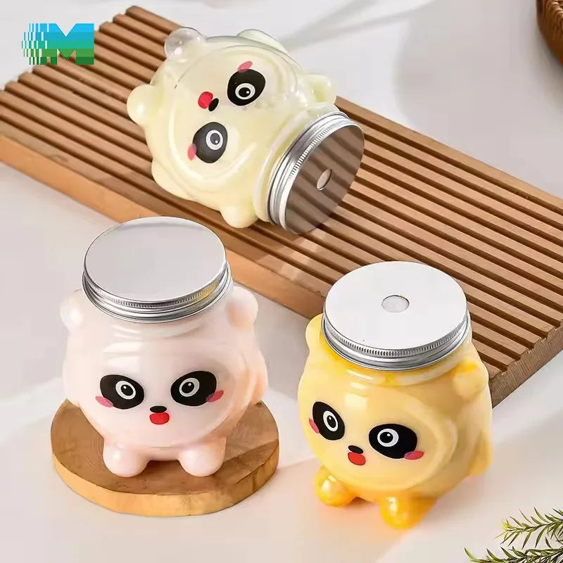 Hot Sales 500ml Bottle Sealed Lid Custom Unique Cartoons Bouteille En Plastique Plastic Jar Lids Plastic Bottle