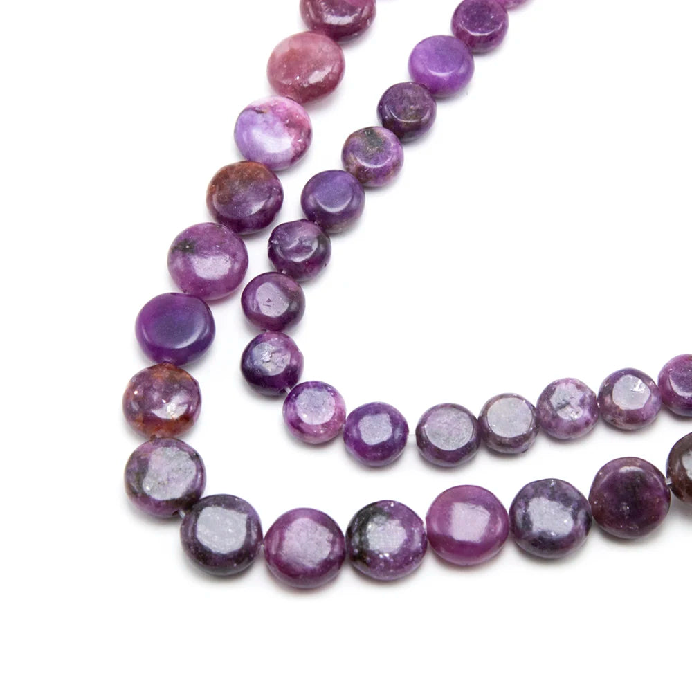 Wholesale Flat Round Gemstone Stone Beads for Jewelry Making