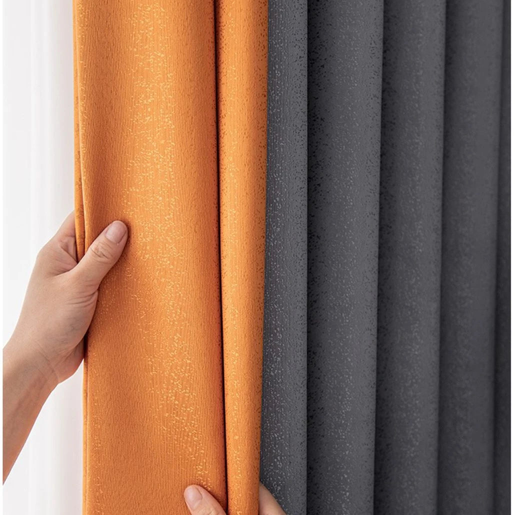 Factory Supply 3.2m Luxury Linen Style Blackout Polyester Window Curtain Fabric