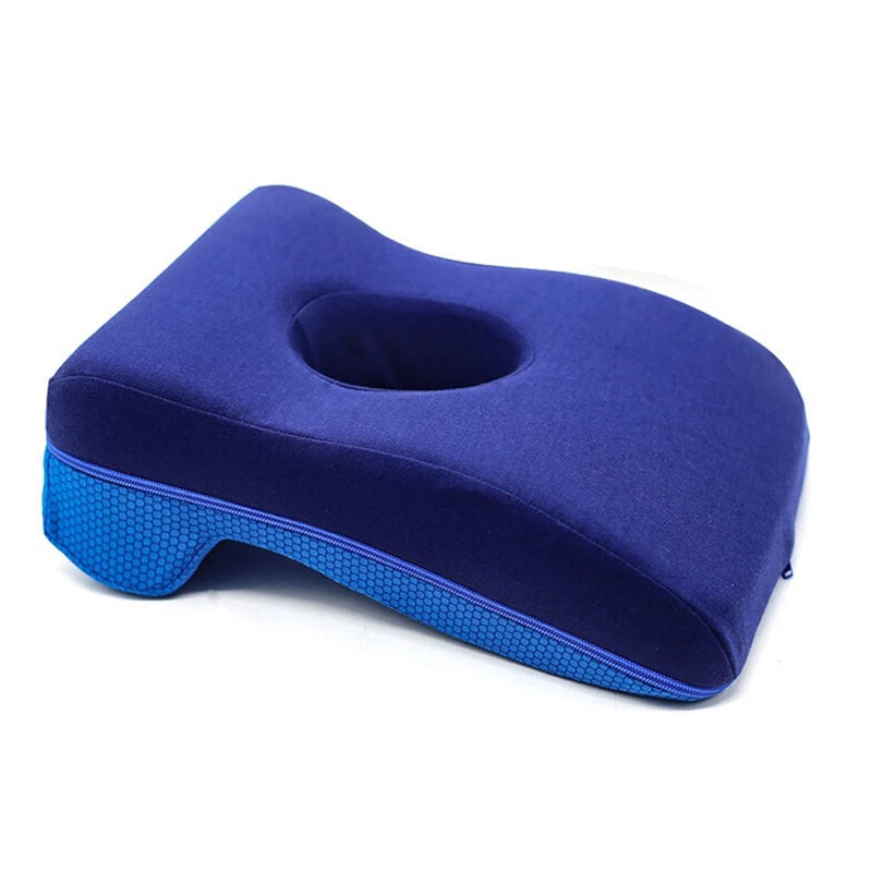 Office Nap Sleeping Pillow with Hollow Ideal Design for Face Down Rest Cushion Head Support