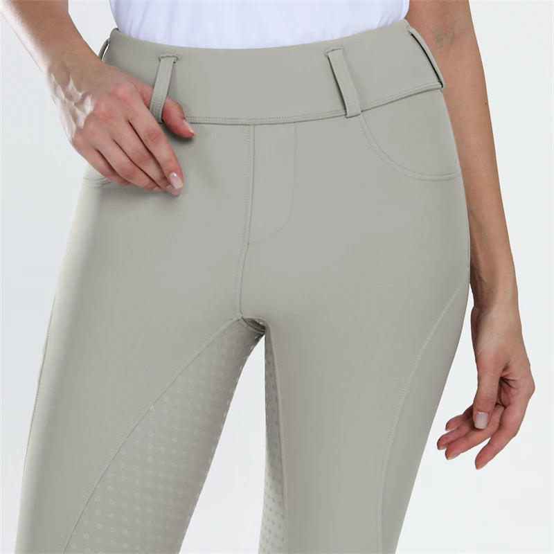 Lady Clothing Breeches Pocket Breeches Horseback Riding Pants Women Horse Riding Legging Equestrian Apparel