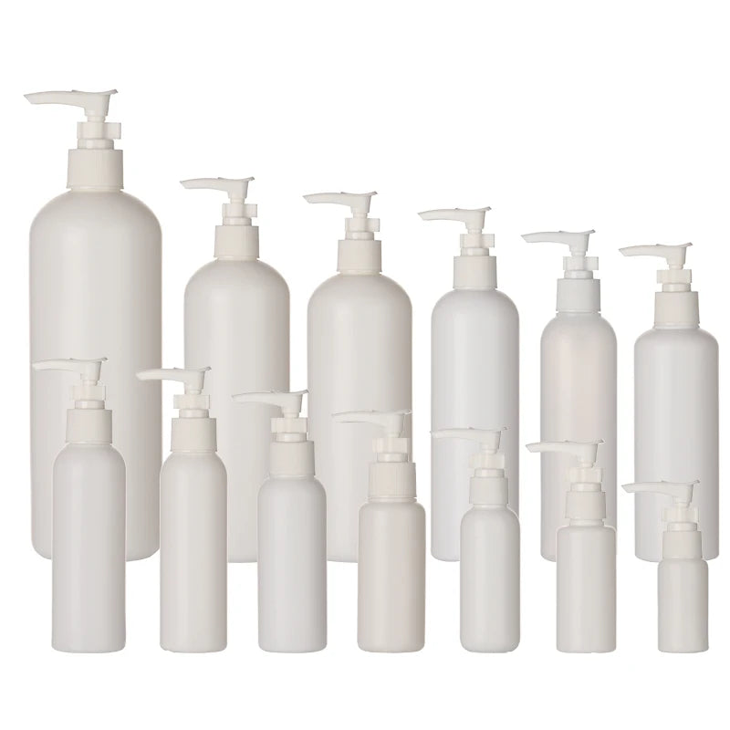 Wholesale HDPE Plastic Bottle Press Pump Custom Lotion s Packaging Bottle Shampoo Bottle With Pump