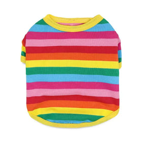 Top Quality Wholesale Striped Dog Cat Clothes for Summer Pets Tshirt Puppy Dog From Factory