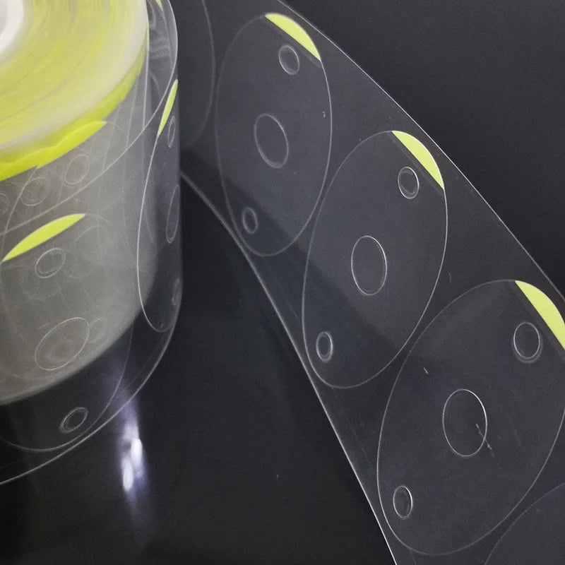 DAS Clear Transparent Protective 1000pcs/Roll Eyeglasses Lenses Heat-resistant Anti-Skid Masking Adhesion Film for Lens