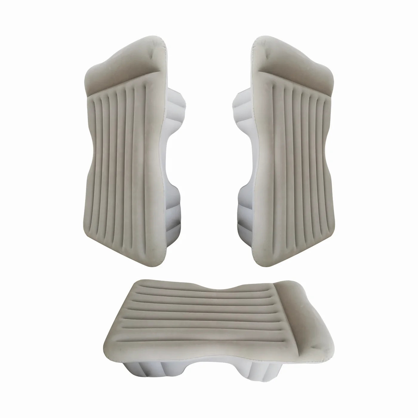 PVC Flocking Portable Travel Camping Vacation Floating Thin Mattress Bed Sleep air Mattress Inflatable Car air Bed