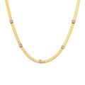 Vintage Collarbone Chain Jewelry Stainless Steel Blade Chain Necklace Fashion Clear Zircon Necklace for Women Girls