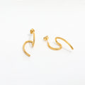 Trendy Earring 18K Gold Plated S Linellae Stud Earrings Wholesale Stainless Steel for Women