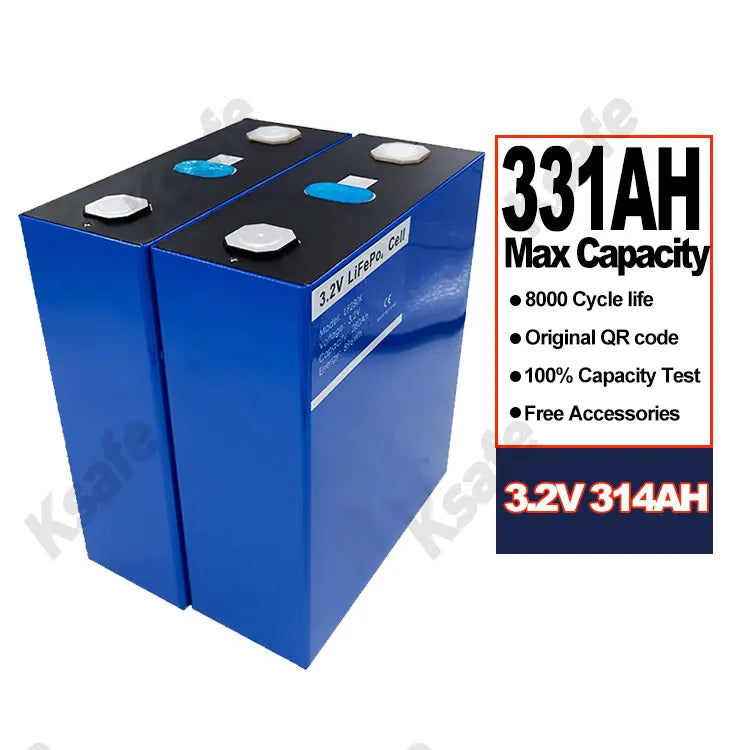 Superior Quality 3.2V LiFePO4 Prismatic Lithium Ion Battery Cell 314Ah MB31 for EV and Industrial Use Brand New