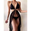 Tropical High Waist Bikini Two Pieces Women Sexy Long Sleeve Cover up Swimsuit 2026 Summer Push up Beach Bathing Suit Swimwear