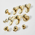 French Luxury Cabinet Handles Gold 'Dove Egg' Solid Brass Drawer Pulls Vintage Kitchen Knobs for Wardrobe Dresser Nightstan