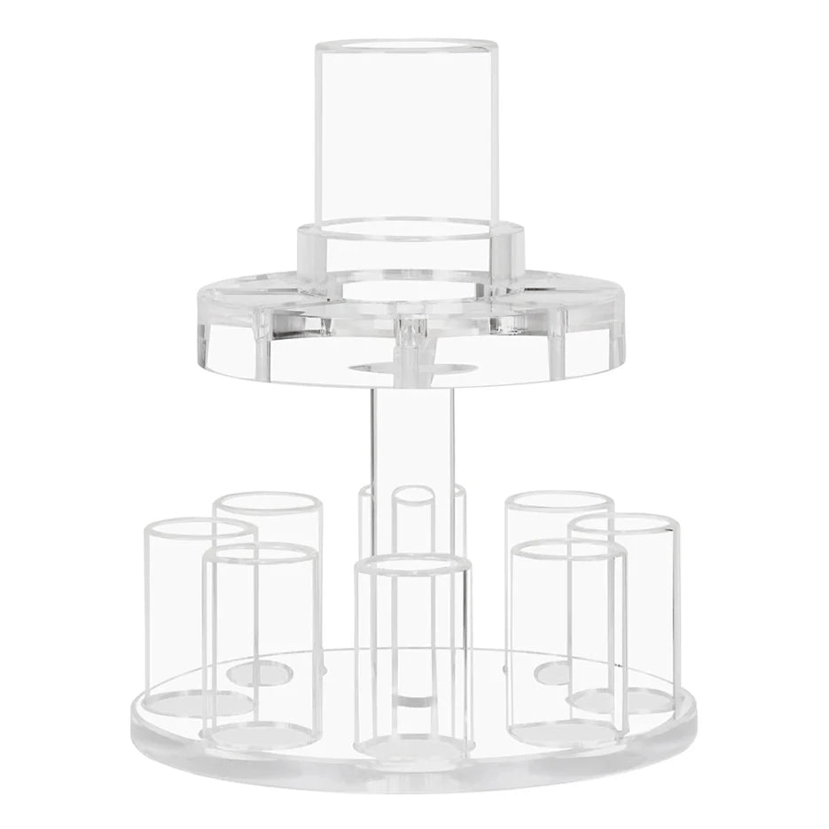 Judaica Round Shape Acrylic Lucite Kiddush Fountain