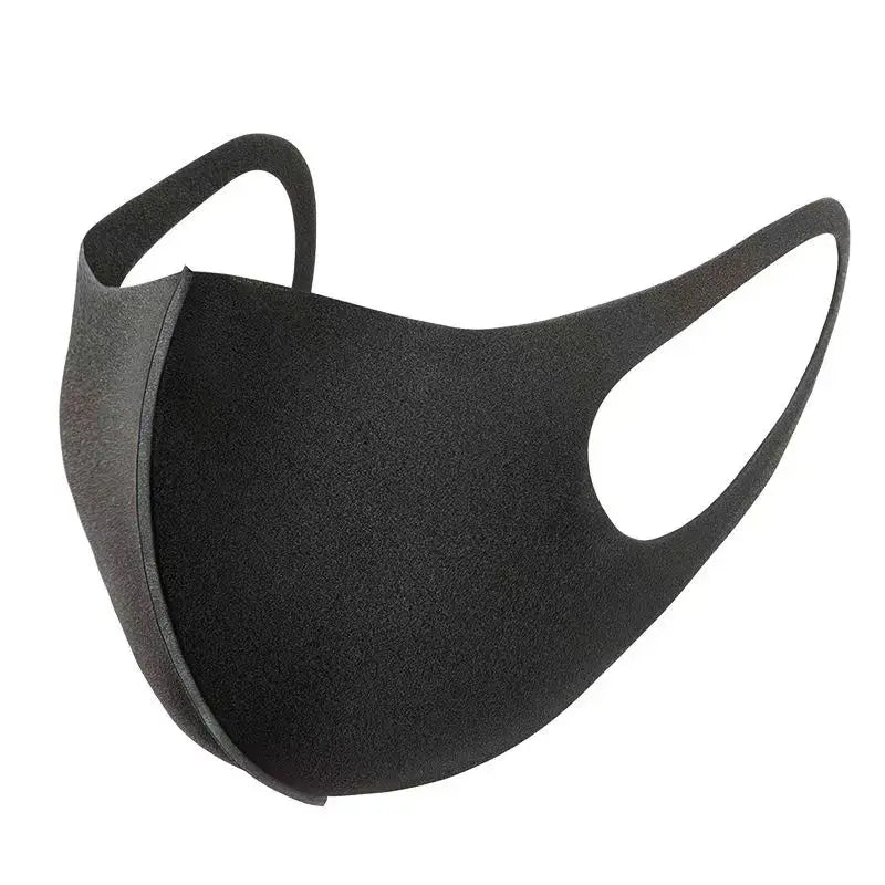 1pcs Individually Packed Sponge Face Mask Washable Reusable Face Mask Anti Dust Pollen Stylish Black Face Mask