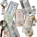 10 Stickers Per Pack Label Favorites Collection Long Strip Label Handbook Material Stickers