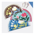 Soft Plant Boho Decorative Floral Bath Mat Machine Washable Bathmat Non Slip Bath Rug for Tub