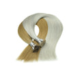 DORIS BEAUTY European Russian Virgin Remy Hair Extension Full Cuticle Aligned Natural Straight Wave Two Tones I-Tip Machine
