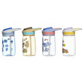 400ml Kids Eco-Friendly Minimalist Plastic Water Bottle Straw 100% Food Grade BPA Free Boiling Water Safe Direct Drinking Custom