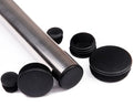 25mm (1 Inch) Black Plastic Round Plug End Cap for Round Tube