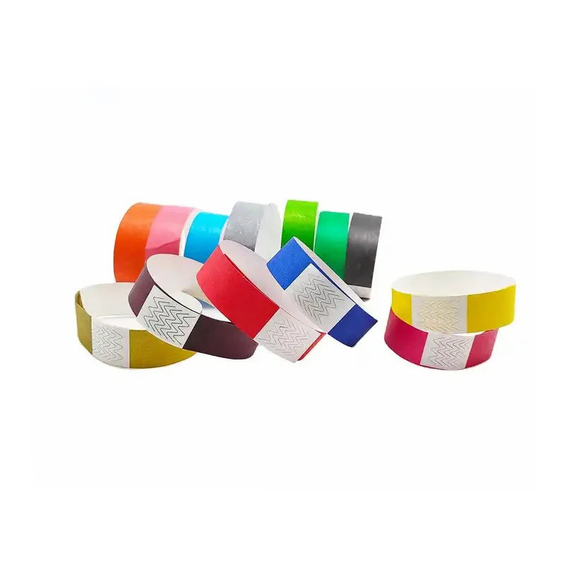 Promotional Disposable Wristband Custom Tyvek Wristband Paper Vip Wrist Bands for Events Festival