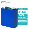 EVE EU STOCK 314ah Lifepo4 Cell MB31 3.2V 8000cycles CE Lifepo4 Battery Rechargeable Home Power Energy Cell