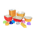 Custom Printed Design Round Box Tea Brown Kraft Electrical Insulation Materials Voltage Crepe Paper Tube Foil Containers