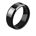 Simple Double Bevel Edge Stainless Steel Finger Rings Party Favors for Men and Women Rings Party Decoration Gifts Supplies