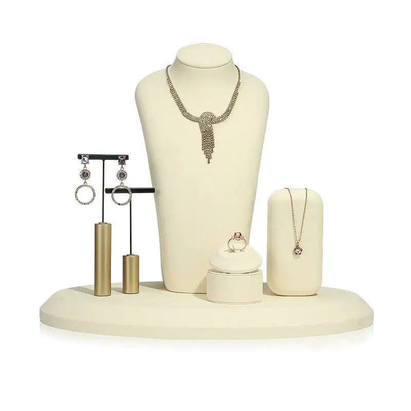 Fashion earrings jewelry display stand elegant metal necklace jewelry display stand ring display props
