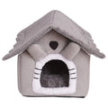 Semi-enclosed Cute Cat Dog House Pet Bed Kennel Soft Nest Puppy Kitten Tent Pet Supplies Warm Puppy Cat Bed Cave