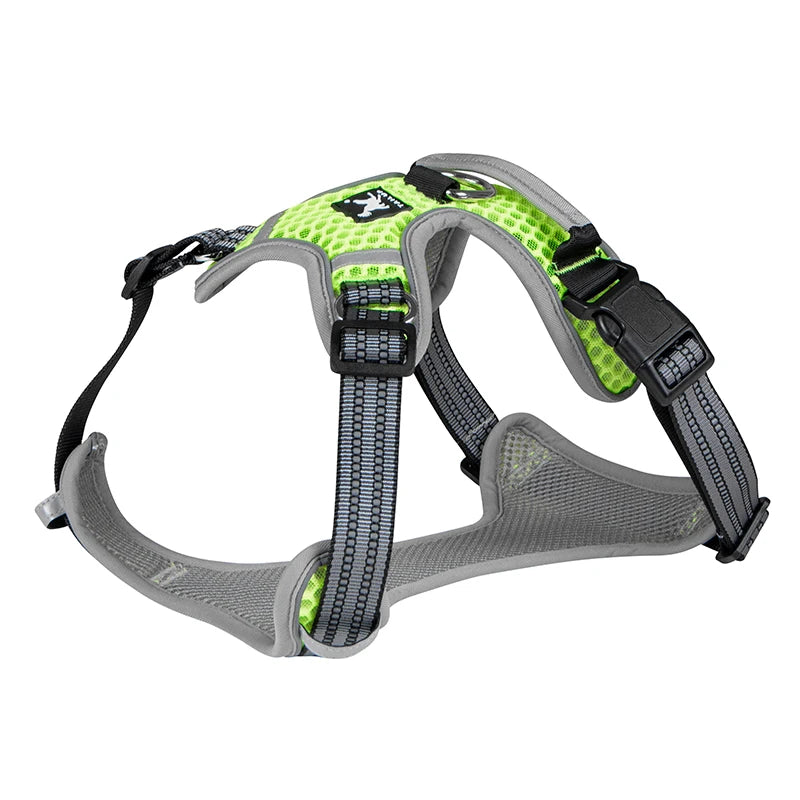 2022 Reflective Mesh Dog Harness with Quick Release Easy Walking Breathable Feature