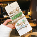 ShangJie OEM Korea Hair Clip Hairpins Women Glitter Fancy Bling Hair Clip Custom Hair Accessories