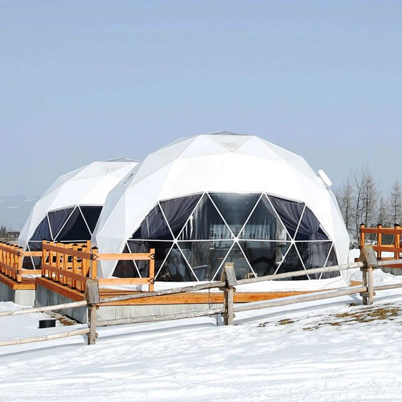 YunTu 6M Clear Premium PVC Igloo Glamping Dome Tent for Sale