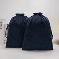 Custom Large Velvet Dust Pouch for Shoe Handbag Packaging Super Soft Flannel Drawstring Gift Shopping Velvet Bag