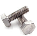 M22x2.5x40mm Left Hand Thread Reverse Stainless Steel Hex Head Bolt A2A4