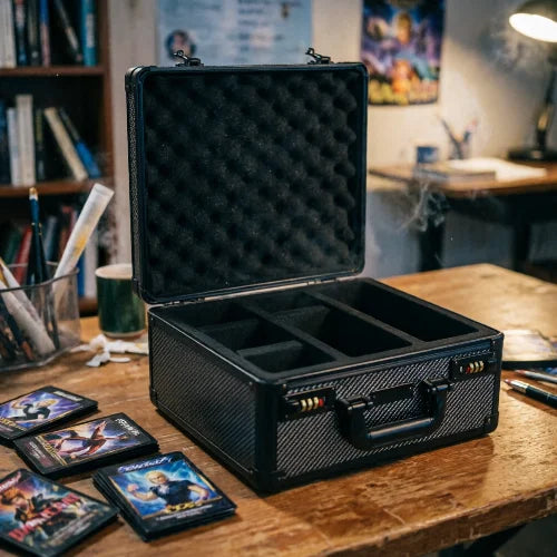 Aluminum Graded Card Case 3 Row Sports Card Anime Card Case Protect for All Your Collections Sturdy Aluminum Storage Case