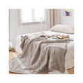 Modern Solid Eco-Friendly Wearable Customizable Acrylic Cashmere Throw Blanket-Plush Flannel & Fleece Home Decor