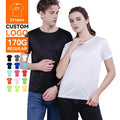 Wholesale 170GSM Polyester Mesh Custom Logo Printing T-Shirt Quick Dry Sportswear for Gym Active Wear