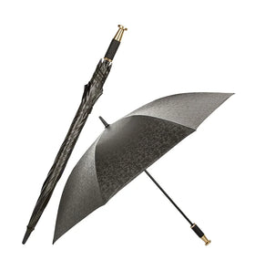 Promotional Custom Nylon Straight Men's Business Golf Umbrella with Fiberglass Frame 130cm Open Diameter Custom Logo Printing