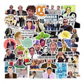 50Pcs the Office TV Movies Films Sticker Waterproof Laptop Skateboard Luggage Custom Cartoon Printing Stickers
