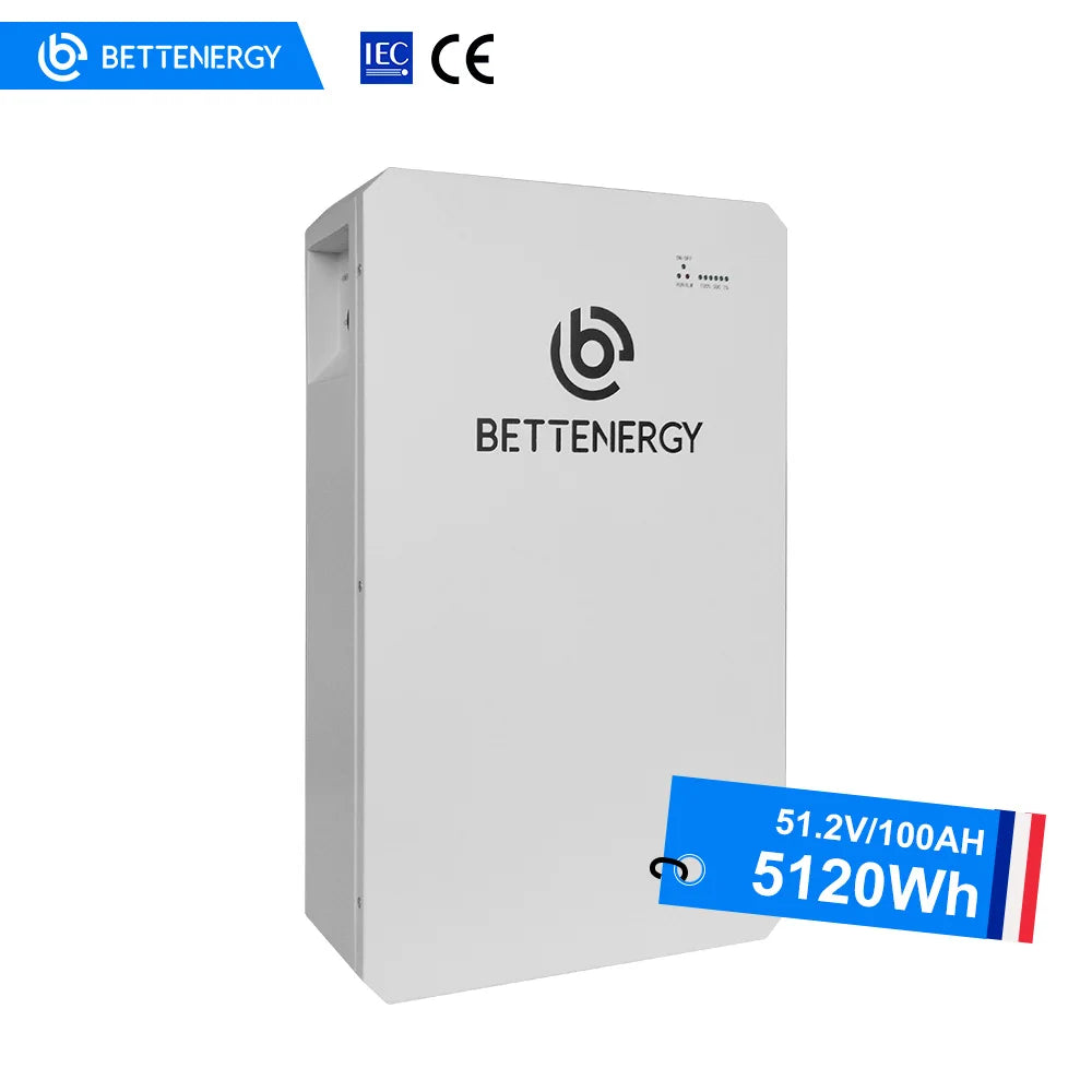 48V 100AH Source Factory Household Energy Storage Lithium Battery  Wall Mount Adapt to All Mainstream Inverters  >6000 Cycles
