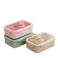 Airtight Food Container With Tableware and Lid Bento Lunch Box for Sushi