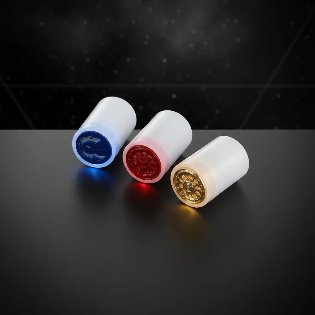 Lightsaber Blade Plug Saber Accessory Decorative Emitter Plug for RGB Xenopixel / Neopixel Sabers Aluminum Alloy Custom Design