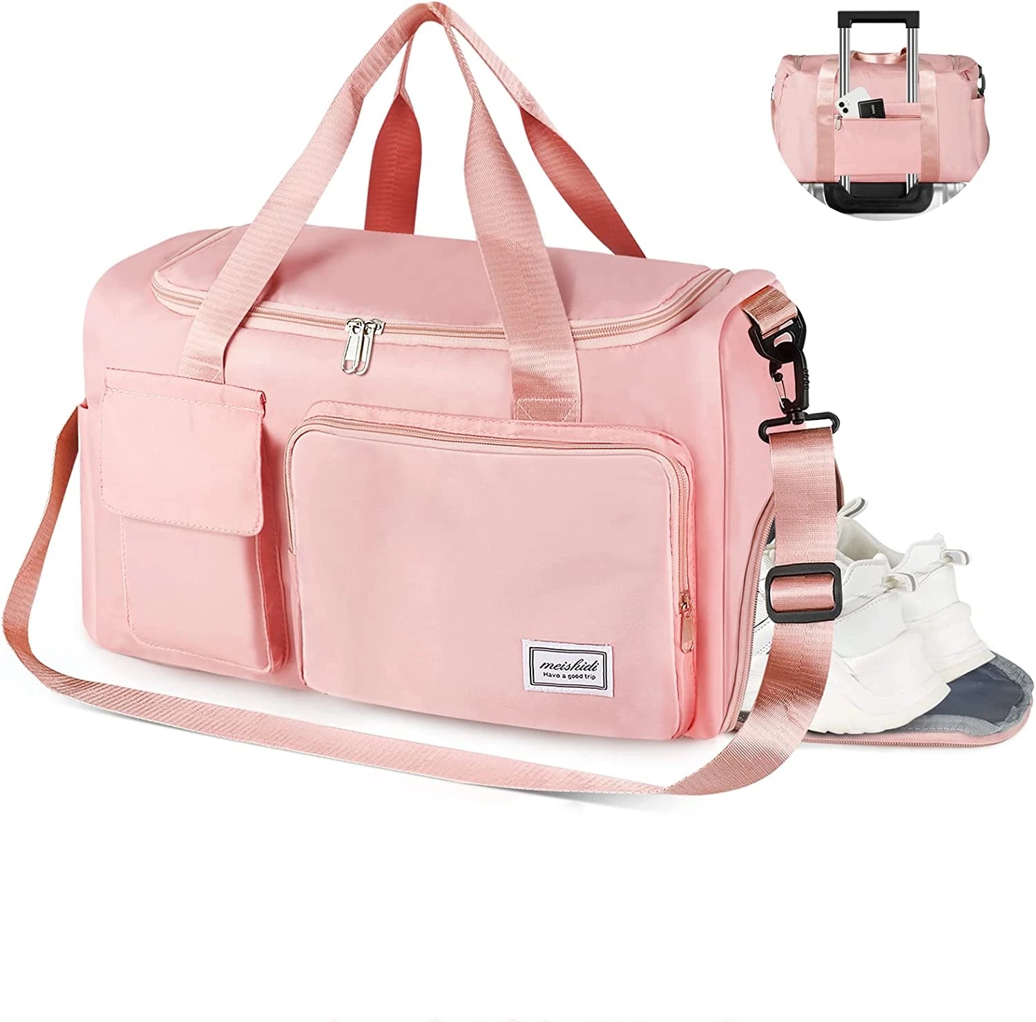 2025 Fitness Bag Dry and Wet Separation Large Capacity Portable Weekend Travel Bag Sports Gym Bag