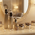 In Stock Brown White 60ml Korean Style Luxury Cosmetic Packaging Empty Toner Bottle Plastic Lotion Pump Bottles