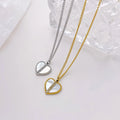 Female Jewelry Stainless Steel Shell Pendant Neck Chain Fashion 18K Gold Plated Waterproof Zircon Necklace for Women
