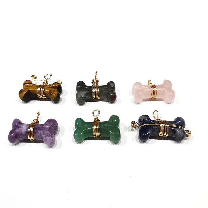 Wholesale Hot Sale Natural Crystal Carved Bones Mini Crystal Bone Ornaments for Decoration Feng Shu DIY Home Decoration Gift