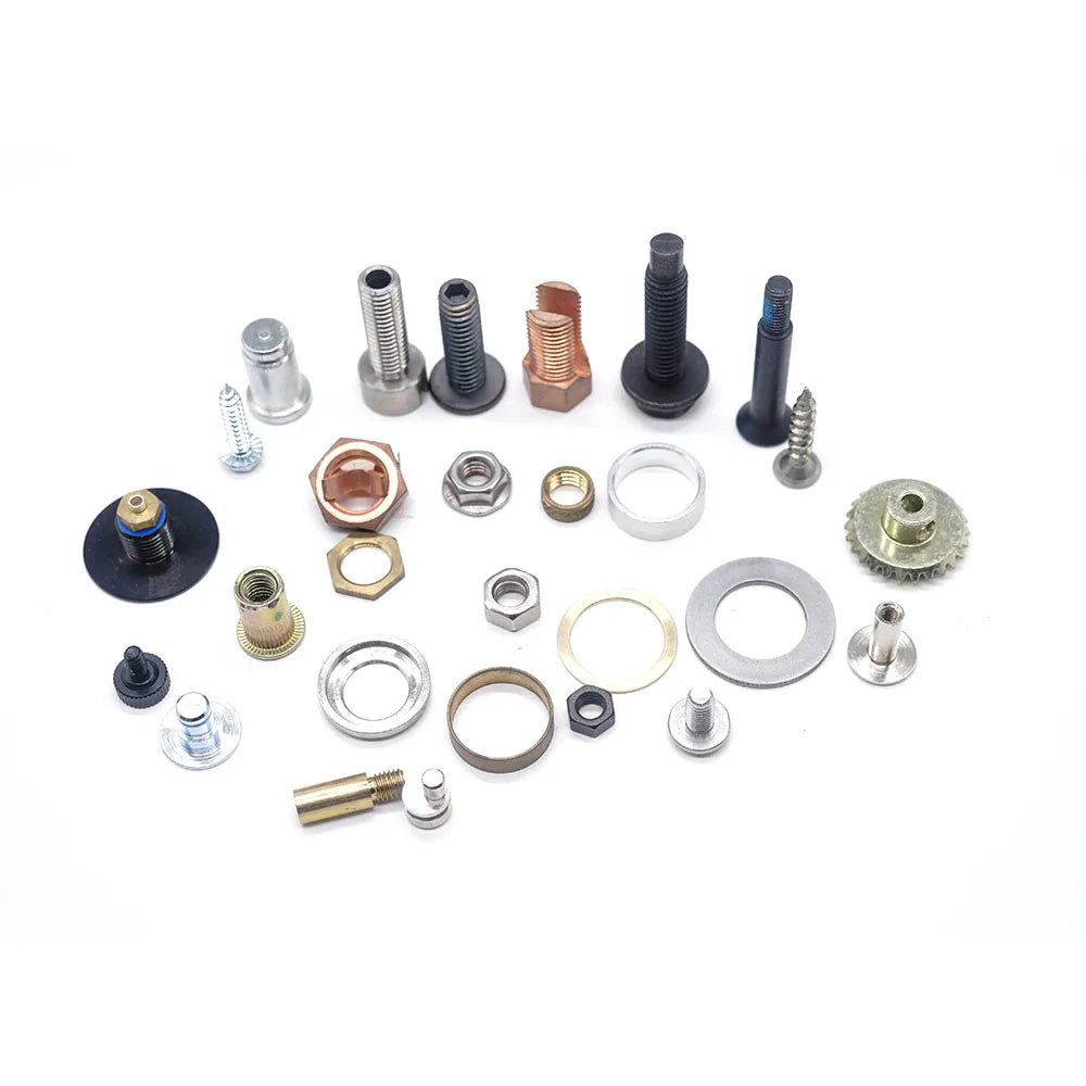Custom Stainless Steel Fasteners Polished Washers Bolts and Nuts Carbon Fiber Cnc Machining Parts Motorcycle Parts Motor